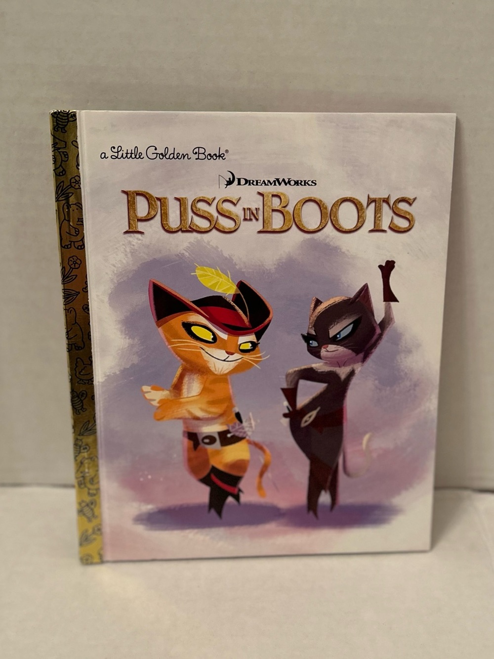 A Little Golden Book DreamWorks Puss in Boots Cat Book